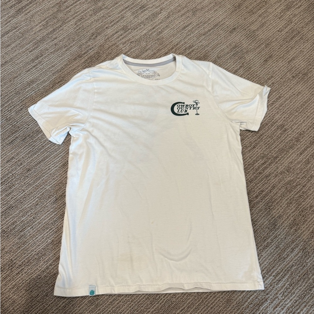 Sendero White Short Sleeve Tee